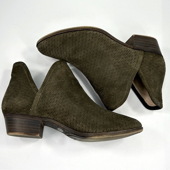 Lucky Brand Baley Suede Ankle Boot Size 8W Women's - Picture 8 of 13